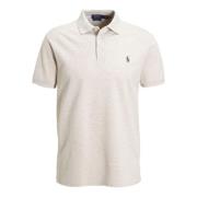 Beige Bomulds Polo Shirt