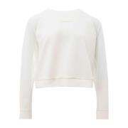 Klassisk Hvid Polyamid Sweater