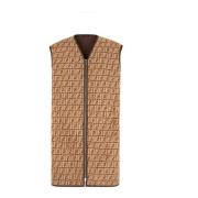 Beige Uld Kashmir Vest AW23