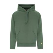 Grøn Chase Hoodie Fleece Bomuld