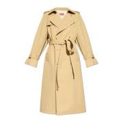 Dobbeltbrystet trenchcoat