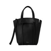 Mini Clovelly Tote, Sort Classic Grain