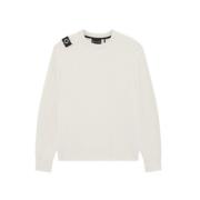 Kerne Crew Sweatshirt Hvid Diagonal Loop