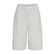 Læder Bermuda Shorts