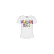 Hvid Bomuld Logo T-shirt Multifarvet