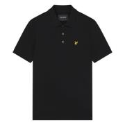 Ensfarvet Polo T-shirt