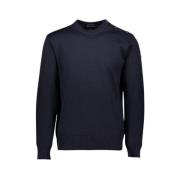 Herre Crewneck Sweater med Skulderknapper