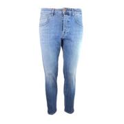 YAREN Slim Fit Jeans med Gold Rose Button