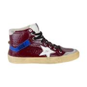 Bordeaux Læder High Top Sneakers