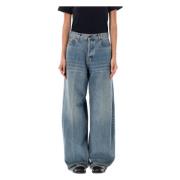 Bethany Oil Blue Wide Leg Jeans