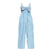 Stribet mønster jumpsuit