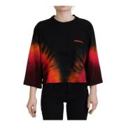 Sort Tie Dye Casual Crew Neck Top