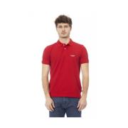 Moderne Rød Bomuld Polo Shirt