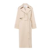 Klassisk dobbeltradet trenchcoat