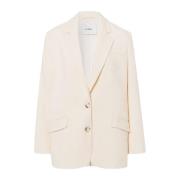 Oversized Enkelt Breasted Blazer