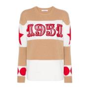 Stribet Uld-Kashmir Sweater