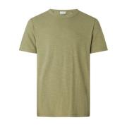 Bomuld Linned Herre T-Shirt