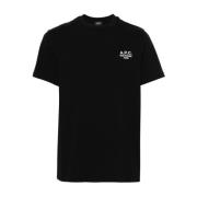 Broderet Logo T-shirt Sort/Hvid