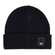 Ensfarvet Logo Beanie Hat