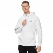 Hvid Armani Sweatshirt Zip Hoodie