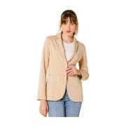 Helena Kvinders Blazer i Jersey