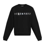 Sweatshirt med logo