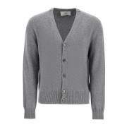 Luksus Cashmere Cardigan med Broderet Logo