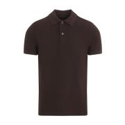 Brun Polo Shirt Herremode