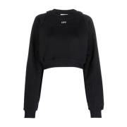 Sort Sweatshirt AW23 Kvinders Mode