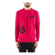 Monogram Broderet Uld Jumper