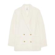 Elegant Jasmine Blazer i Ivory