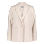 Langblazer Chic Trend Silhuet Elegance Lommer