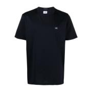 Merceriseret Jersey T-shirt med Logo