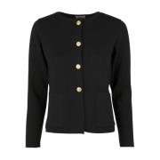 STENSTRÖMS STINA KNIT CARDIGAN BLACK