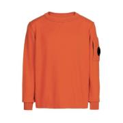 Stilfulde O-Neck Jumpers med Logodetaljer