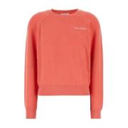 Stretch Bomuld Laks Sweatshirt