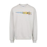 Garfield Print Crewneck Sweatshirt