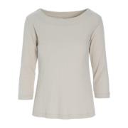 Globe Rib Bluse Ivory