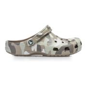 Trykt Camo Træsko Sandaler