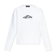 Sweatshirt med logo