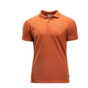 Herre Polo Skjorte Terracotta Brun Regular Fit