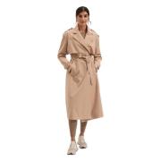 Beige Tech Trench Coat