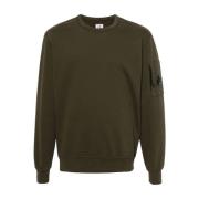 Grøn Letvægts Crew Neck Sweatshirt