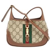 Pre-owned Coated canvas gucci-tasker