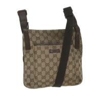 Pre-owned Canvas gucci-tasker