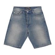 Regelmæssige Denim Shorts Medium Blå