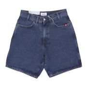 Denim Bermuda Shorts Straight Fit