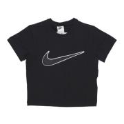 Cropped Swoosh Tee