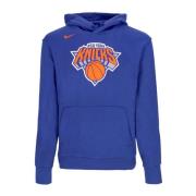 NBA Essential Fleece Hoodie Blå