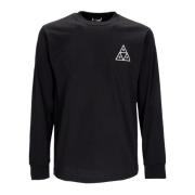 Triangle Langærmet T-shirt Sort